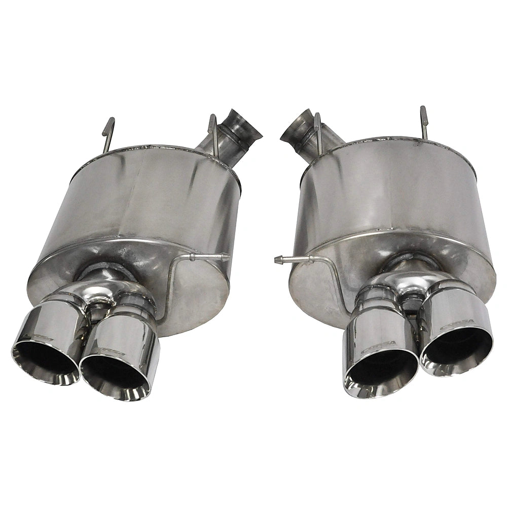 Corsa 13-13 Ford Mustang Shelby GT500 5.8L V8 Polished Sport Axle-Back Exhaust - CORSA Performance 14321