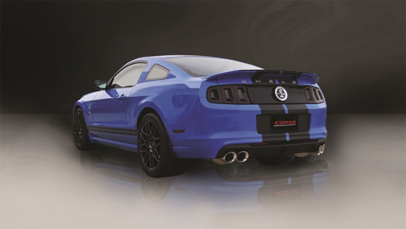 Corsa 13-13 Ford Mustang Shelby GT500 5.8L V8 Polished Sport Axle-Back Exhaust - Black Ops Auto Works