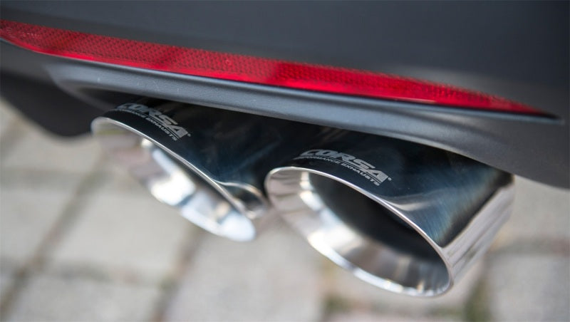 Corsa 15-16 Ford Mustang GT 5.0 3in Cat Back Exhaust Polish Quad Tips (Sport) - Black Ops Auto Works