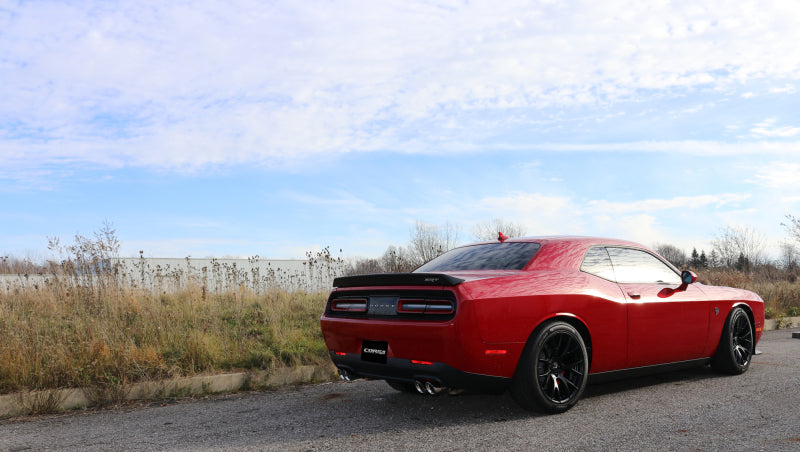 Corsa 15-17 Dodge Challenger Hellcat Dual Rear Exit Extreme Exhaust w/ 3.5in Polished Tips - Black Ops Auto Works