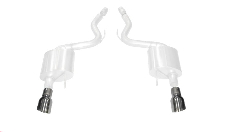 Corsa 15-17 Ford Mustang GT 3.0in Inlet / 4.5in Outlet Polished Tip Kit (For Corsa Exhaust Only) - Black Ops Auto Works
