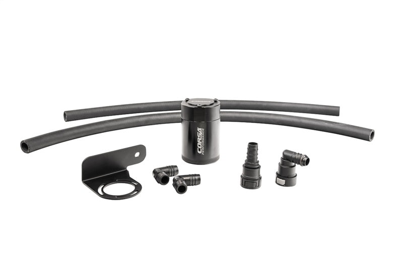 Corsa 15-22 Ford F-150 5.0L V8 (Auto) Aluminum Oil Catch Can w/Mounting Bracket - Black Ops Auto Works