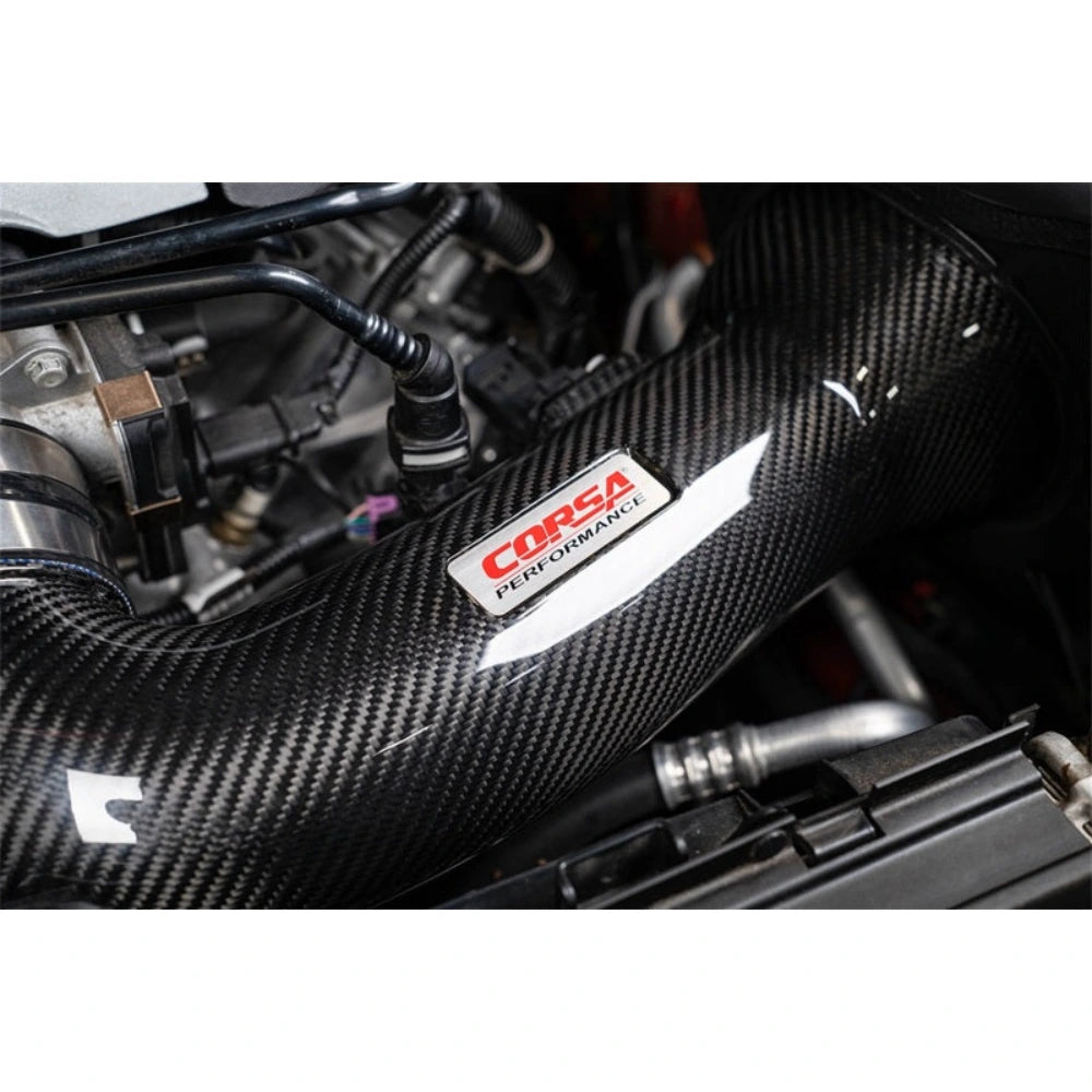 Corsa 16-24 Chevrolet Camaro SS 6.2L V8 Carbon Fiber Open Element Air Intake - Dry - CORSA Performance 44018D