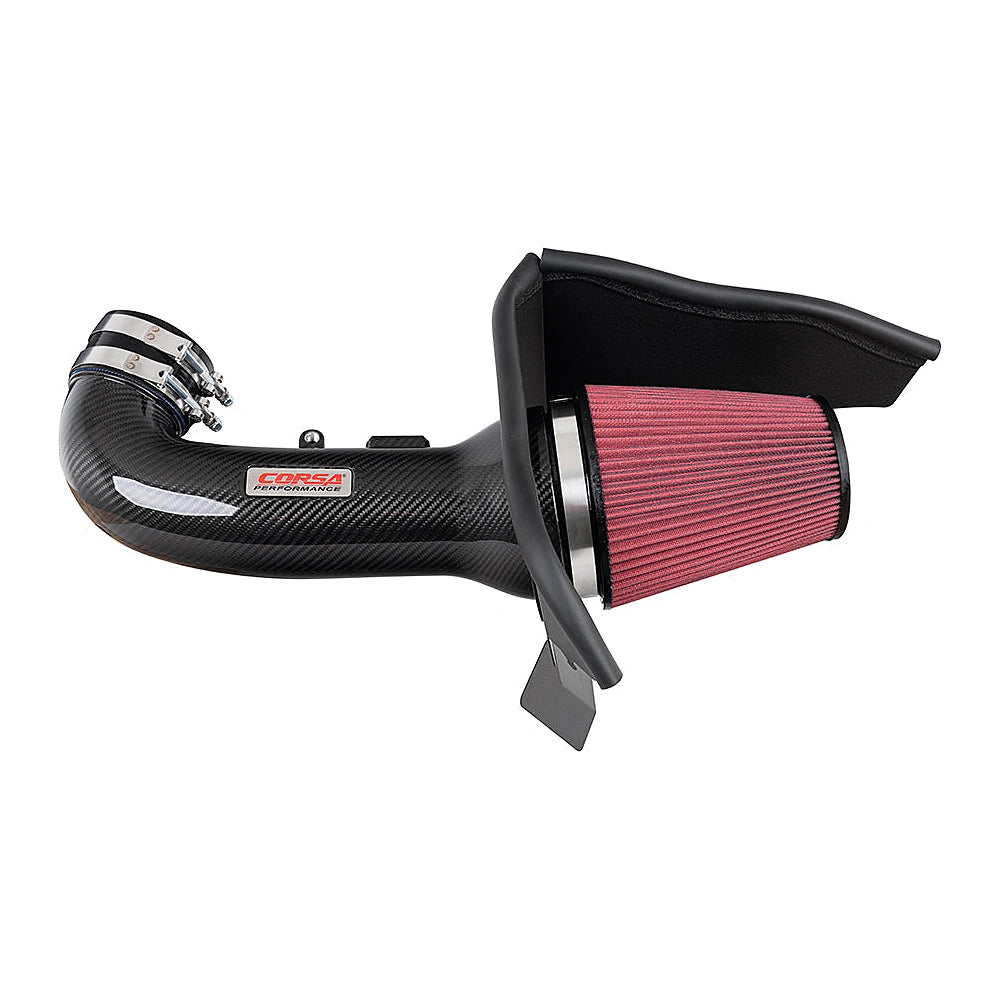 Corsa 16-24 Chevrolet Camaro SS 6.2L V8 Carbon Fiber Open Element Air Intake - Dry - CORSA Performance 44018D