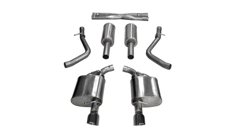 Corsa 17-18 Dodge Charger 5.7L V8 Xtreme Cat-Back Dual Rear Exit w/4.5in Black Tips - Black Ops Auto Works