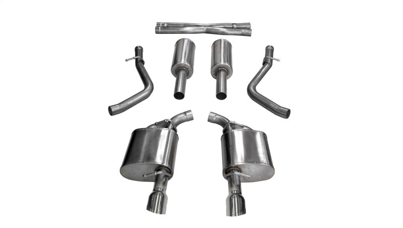 Corsa 17-18 Dodge Charger 5.7L V8 Xtreme Cat-Back Dual Rear Exit w/4.5in Polished Tips - Black Ops Auto Works