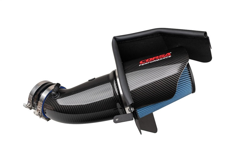 Corsa 19-21 Dodge Challenger SRT/Hellcat/Redeye/Demon Carbon Fiber Air Intake w/ MaxFlow 5 Oil Filt. - Black Ops Auto Works
