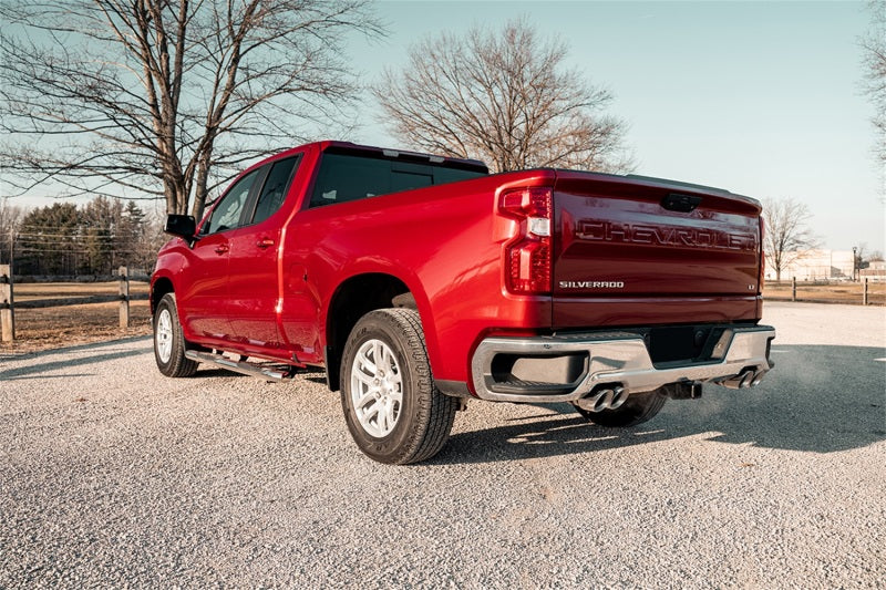 Corsa 19-23 Chevrolet Silverado 1500 Cat-Back Dual Rear Exit with Twin 4in Polished Pro-Series Tips - Black Ops Auto Works