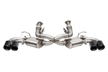 Load image into Gallery viewer, Corsa 20-23 Chevrolet Corvette C8 RWD 3in Valved Cat-Back w/ 4.5in Carbon Fiber Black PVD - Black Ops Auto Works