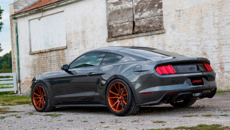 Corsa 2015 Ford Mustang GT 5.0 3in Axle Back Exhaust Black Dual Tips (Touring) - Black Ops Auto Works
