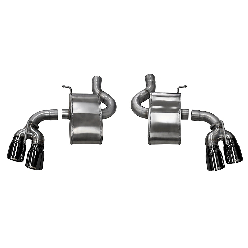 CORSA 14786BLK Sport Axle-Back Exhaust for 2016-2021 Chevrolet Camaro SS and ZL1 - Black Tips - CORSA Performance 14786BLK