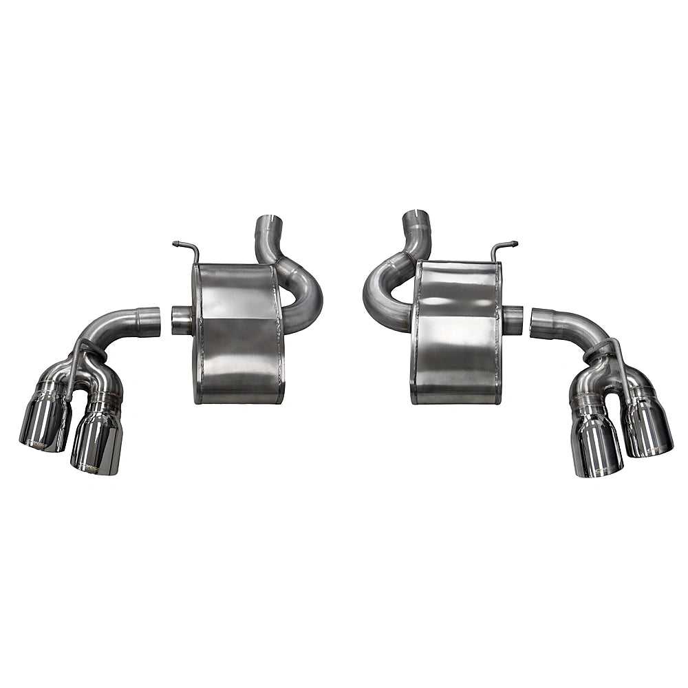 CORSA 14784 Xtreme Axle-Back Exhaust for 2016-2021 Chevrolet Camaro SS and ZL1 - Polished Tips - CORSA Performance 14784