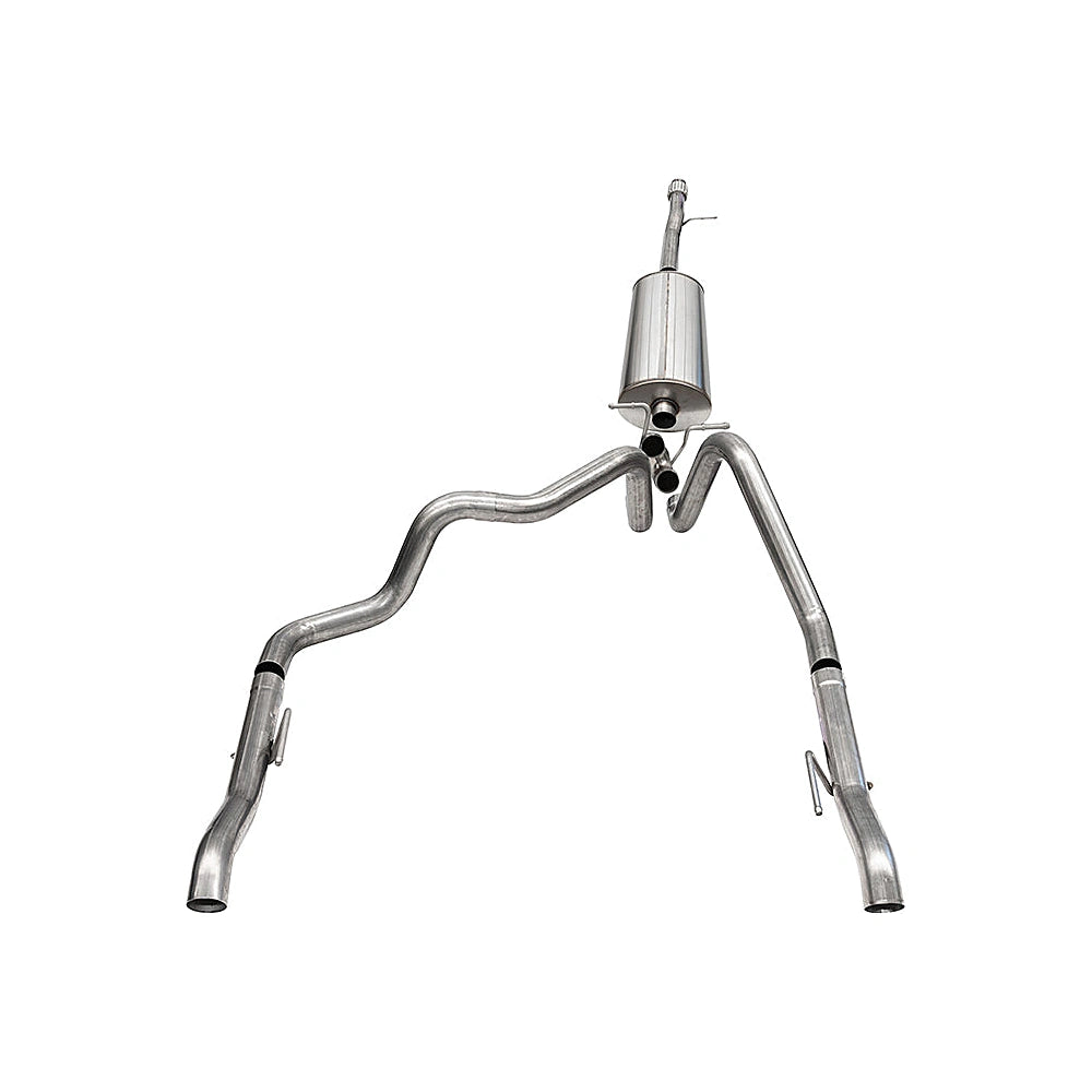 Corsa COR21028 Sport 3in Cat-Back Dual Rear Exit Exhaust for 2019-2025 Chevy Silverado 1500 5.3L Crew Cab - CORSA Performance