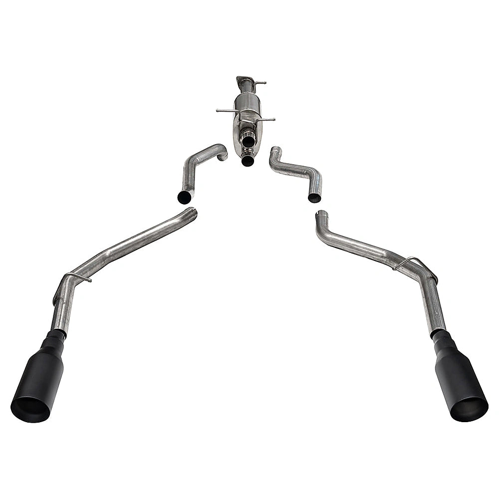 CORSA 21435BPC Xtreme Cat-Back Exhaust with Black Tips - 2019-2024 and 2026 Ram 1500 5.7L - CORSA Performance 21435BPC