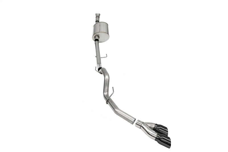 Corsa 2021-2022 Ford F-150 SuperCab/6.5in Bed 5.0L V8 Sport Cat-Back Single Side Exit-Black PVD - Black Ops Auto Works