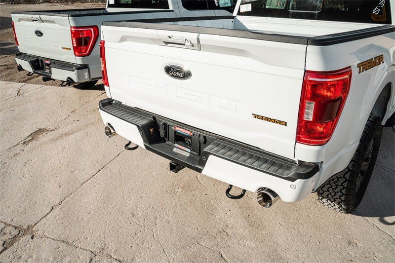 Corsa 2021-2023 Ford F-150 SuperCrew/5.5ft Bed 3.5L V6 Sport Cat-Back Dual Rear Exit-Polished - Black Ops Auto Works