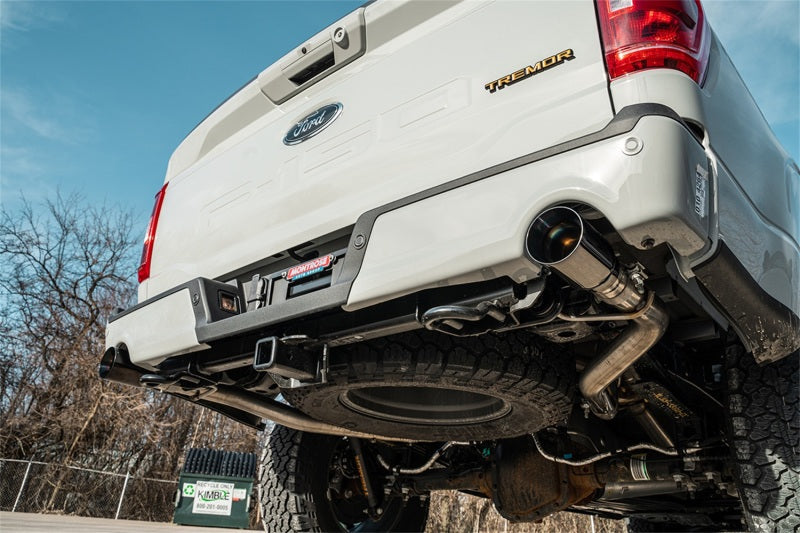 Corsa 2021-2023 Ford F-150 SuperCrew/5.5ft Bed 5.0L V8 Sport Cat-Back Dual Rear Exit-Black PVD - Black Ops Auto Works