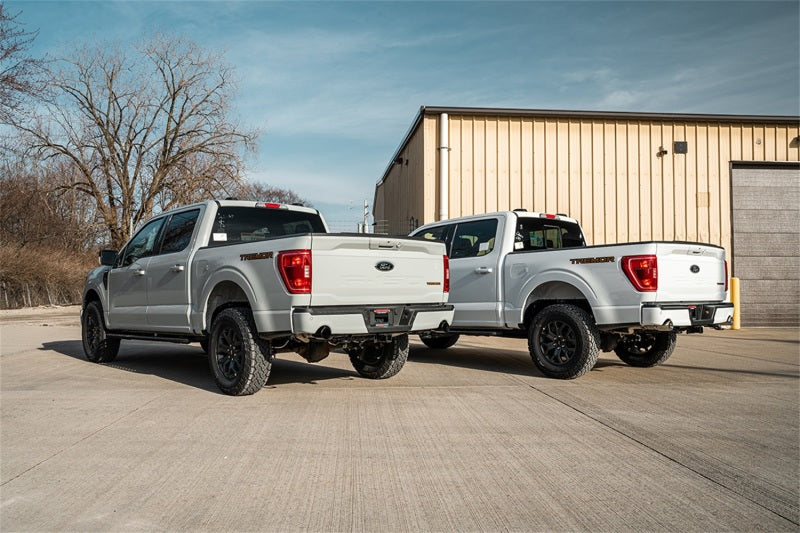 Corsa 2021-2023 Ford F-150 SuperCrew/5.5ft Bed 5.0L V8 Sport Cat-Back Dual Rear Exit-Black PVD - Black Ops Auto Works