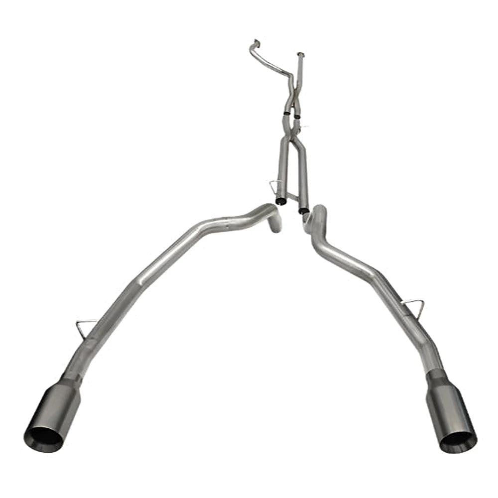 CORSA 2021-24 Dodge Ram TRX Crew Cab Baja Catback Exhaust Dual Rear Gunmetal Tip - CORSA Performance 21190GNM