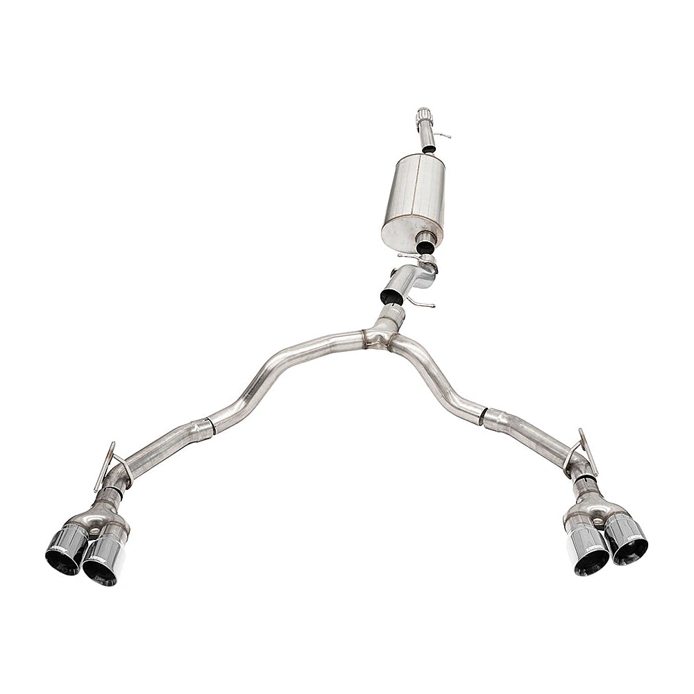 Corsa 21-22 Chevrolet Tahoe/GMC Yukon 4DR 6.2L 4WD Dual Rear 3/2.75in Sport Cat-Back DW 4in Pol Tips - CORSA Performance 2112