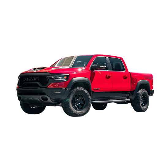 Corsa 21-22 Dodge Ram TRX Crew Cab Baja Catback Exhaust Dual Rear Gunmetal Tip - Black Ops Auto Works