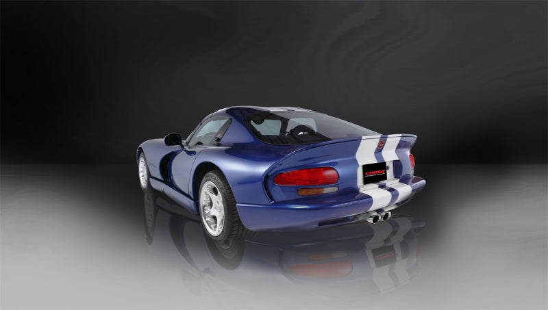 Corsa 96-02 Dodge Viper GTS 8.0L V10 Polished Sport Cat-Back Exhaust w/3in Inlet - Black Ops Auto Works