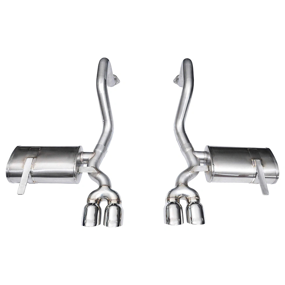Corsa 97-04 Chevrolet Corvette C5 Z06 5.7L V8 Polished Xtreme Axle-Back Exhaust - CORSA Performance 14132