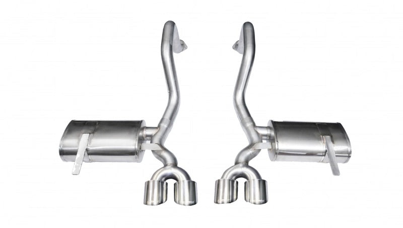 Corsa 97-04 Chevrolet Corvette C5 Z06 5.7L V8 Polished Xtreme Axle-Back Exhaust - Black Ops Auto Works