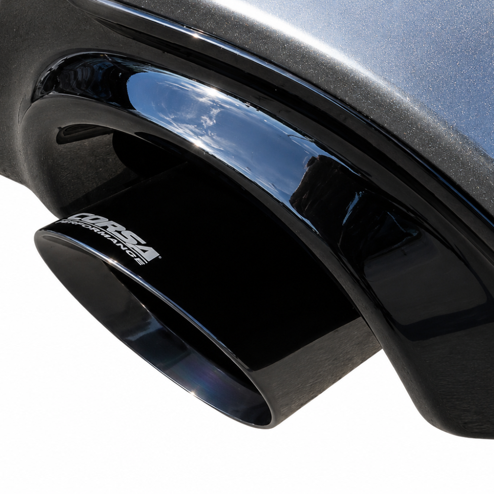 CORSA Sport exhaust with black PVD tips for Jeep Grand Cherokee SRT 6.4L