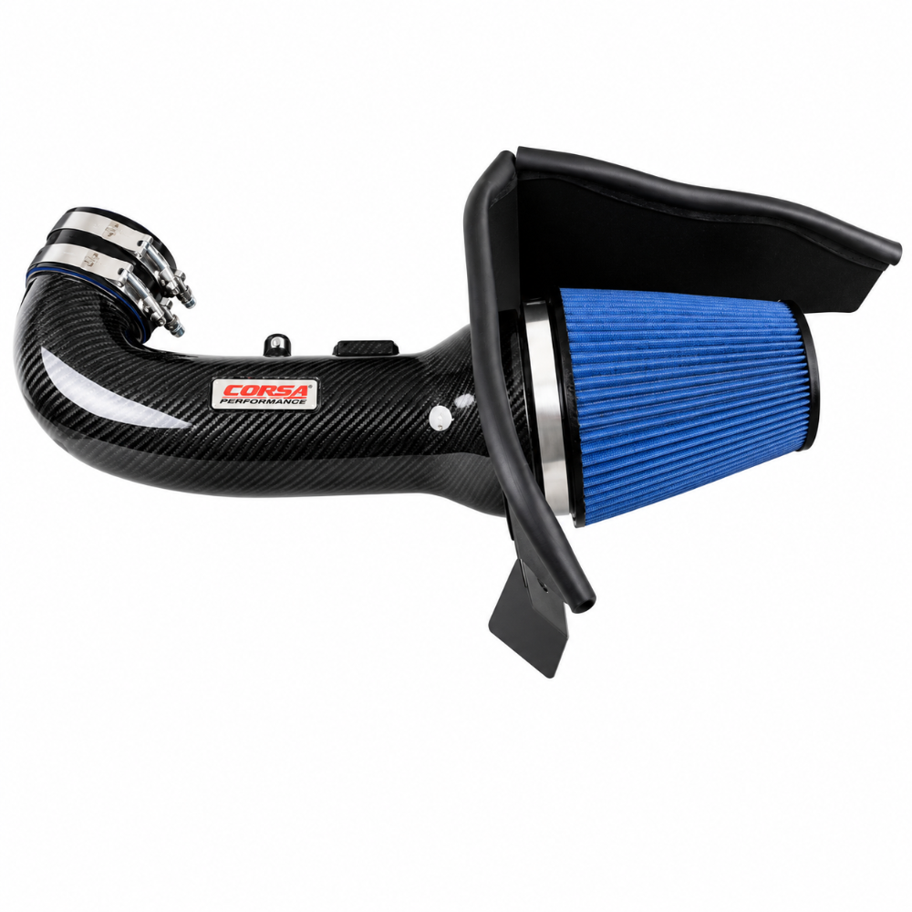 Corsa oiled carbon fiber open element air intake for 2016-2024 Chevrolet Camaro SS 6.2L LT1