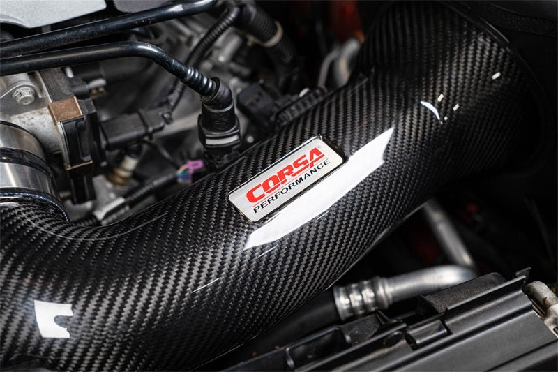 Corsa carbon fiber intake with oiled filter for Camaro SS LT1 with up to 9 HP gains