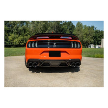 Load image into Gallery viewer, 2020-2022 Mustang Shelby GT500 rear view with CORSA black carbon-fiber tips