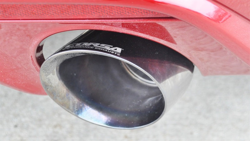 Corsa 2015 Ford Mustang GT 5.0 3in Cat Back Exhaust, Polish Dual 4.5in Tip (Xtreme) - CORSA Performance 14328