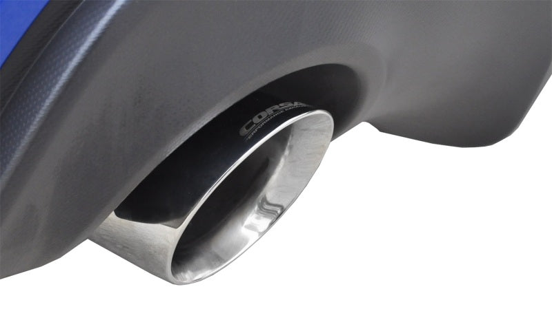 CORSA 14864 Sport Cat-Back Exhaust for Scion FR-S Subaru BRZ Toyota 86 - Polished Tip - CORSA Performance 14864