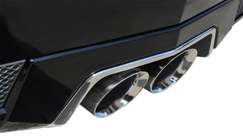 Corsa 11-13 Cadillac CTS Coupe V 6.2L V8 Polished Sport Axle-Back Exhaust - CORSA Performance 14942