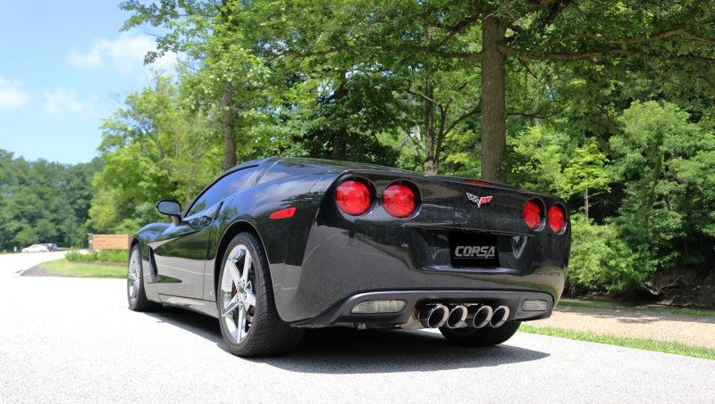 Corsa COR21012 Xtreme 2.5in Axle-Back Exhaust with Twin 4.5in Polished Tips for 2009-2013 Corvette C6 - CORSA Performance 210