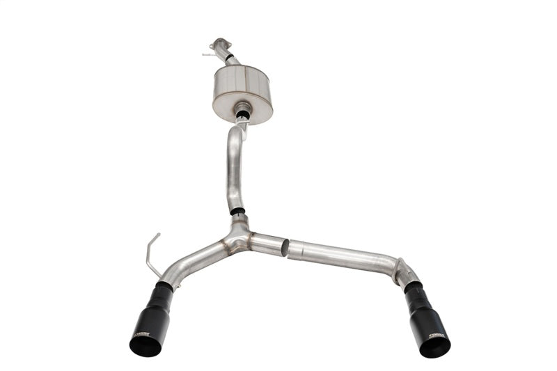Corsa 21-22 Ford Bronco 2.7L 2-Door 2.75in Cat-Back Dual Rear Exhaust w/ 4in Straight-Cut Black Tips - CORSA Performance 2120