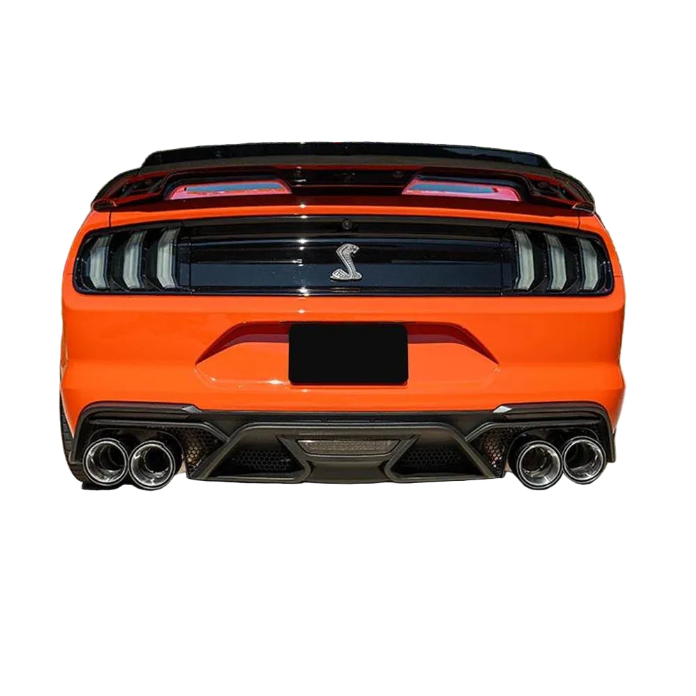 Corsa 20-22 Ford Mustang GT500 3.0in Dual Rear Exit Catback w/ Twin 5.0in Polished Carbon Fiber T - CORSA Performance 21292CF