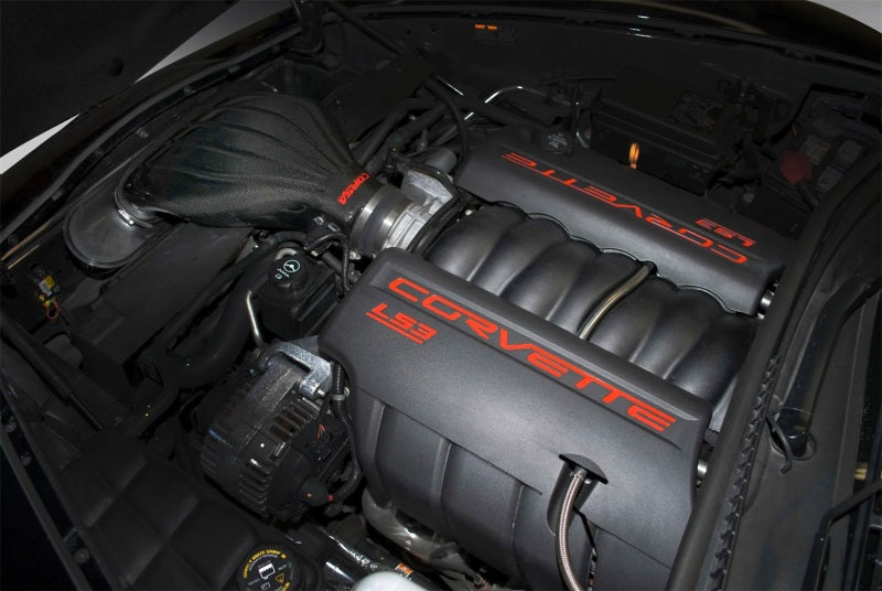 Corsa Carbon Fiber DryTech Air Intake for 2006-2013 Corvette C6 Z06 and 2008-2013 C6 6.2L - CORSA Performance 44108-1