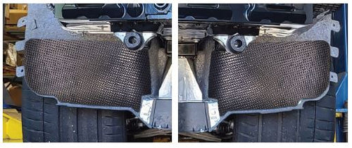 Corsa 20-21 Chevrolet Corvette Black Out Heat Protection Shields - CORSA Performance AC010