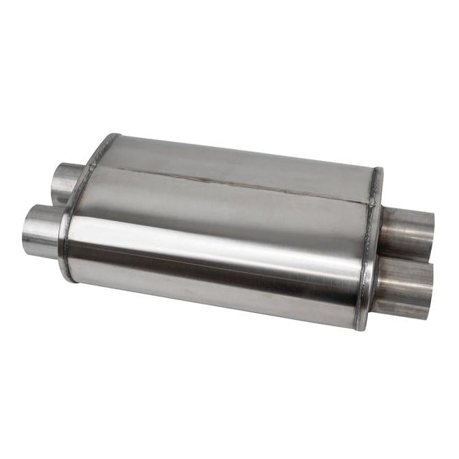 Corsa PRO-Series Tuned 304SS Muffler 3.0in Dual Inlet/Outlet - 22.25in OAL - CORSA Performance CPX3030