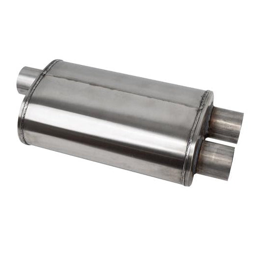 CORSA Performance Corsa PRO-Series Tuned 304SS Muffler 2.5in Single Inlet / Dual Outlet - 19in OAL