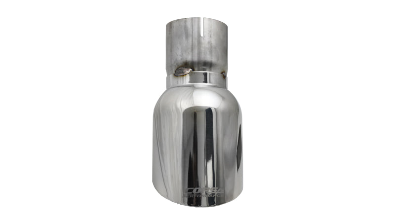 Corsa Single Universal 3.0in Inlet / 4.5in Outlet Polished Pro-Series Tip Kit - Black Ops Auto Works