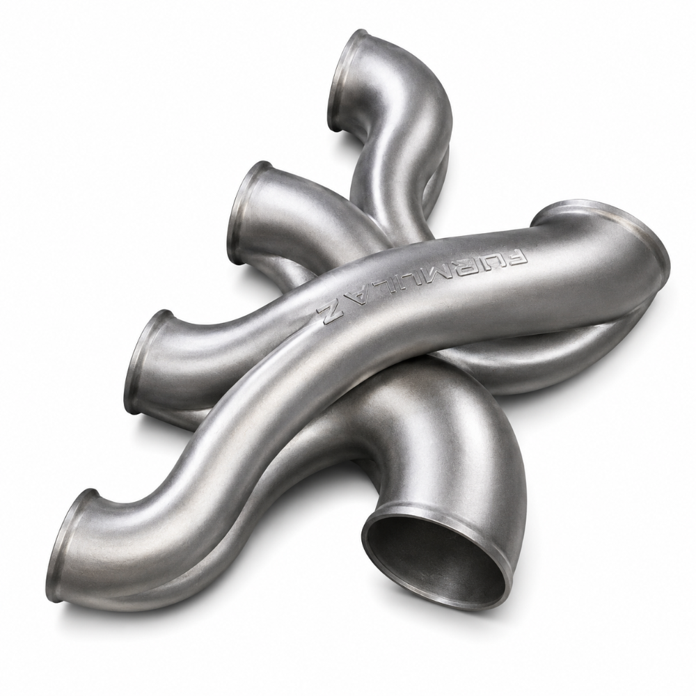 3D printed 316L stainless steel Z-Pipe for Corvette C8 Z06 and ZR1
