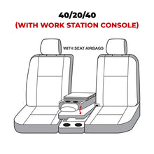 Load image into Gallery viewer, Covercraft Carhartt SeatSaver rear bench seat cover installed in 2021-2024 Ford F-150