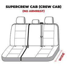 Load image into Gallery viewer, Carhartt logo patch on Covercraft SeatSaver second row seat cover in Gravel, F-250