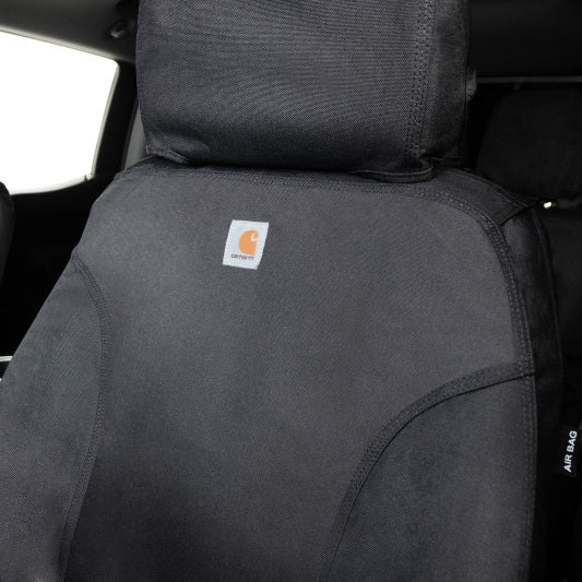 Covercraft Carhartt Super Dux SeatSaver second row crew cab bench seat cover configuration diagram