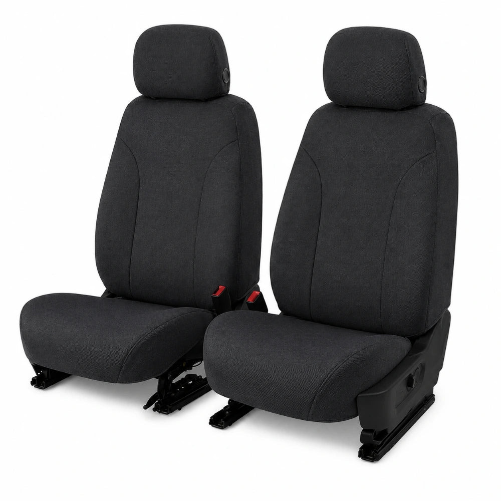 Covercraft 2026 Jeep Wrangler 2-Door (MT) Polycotton SeatSaver Custom Front Row Seat Covers - Covercraft CVRSS2645PCCH