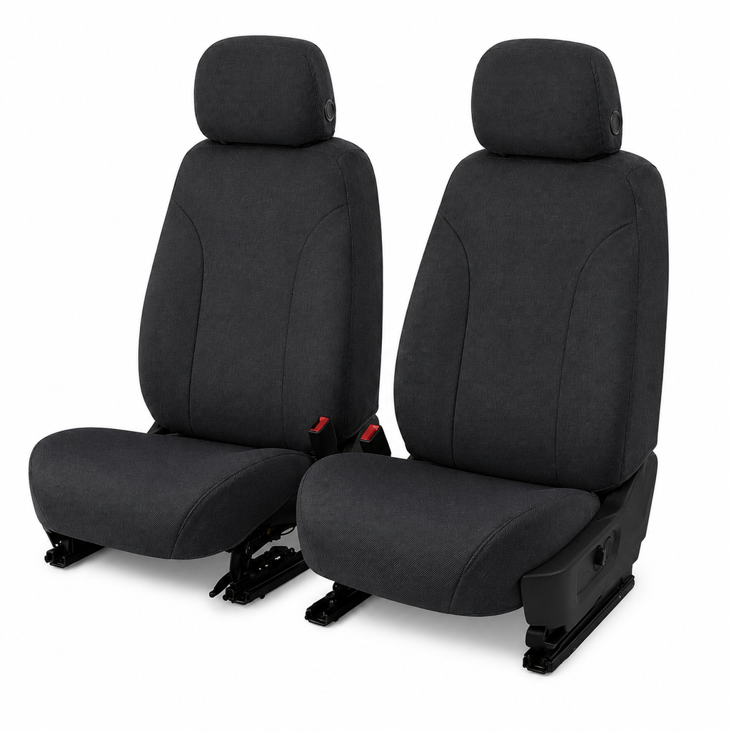 Covercraft 2026 Jeep Wrangler 2-Door (MT) Polycotton SeatSaver Custom Front Row Seat Covers - Covercraft CVRSS2645PCCH