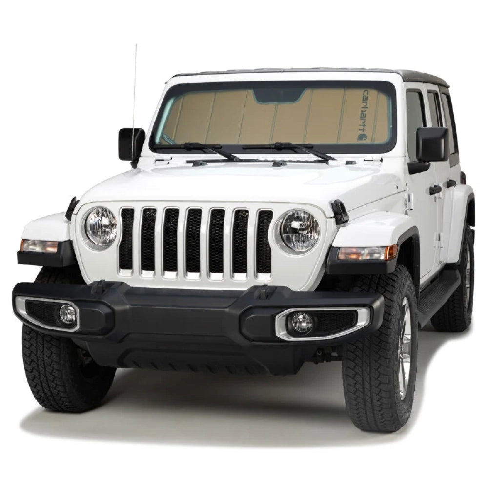 Covercraft 20-24 Toyota 4Runner UVS100 Carhartt Custom Sunscreen - Gravel - CVRUVC11761GY - product view 2